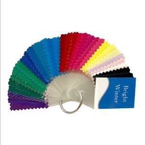 Bright Winter 25 card Seasonal Color Fans - Style Solutions for You